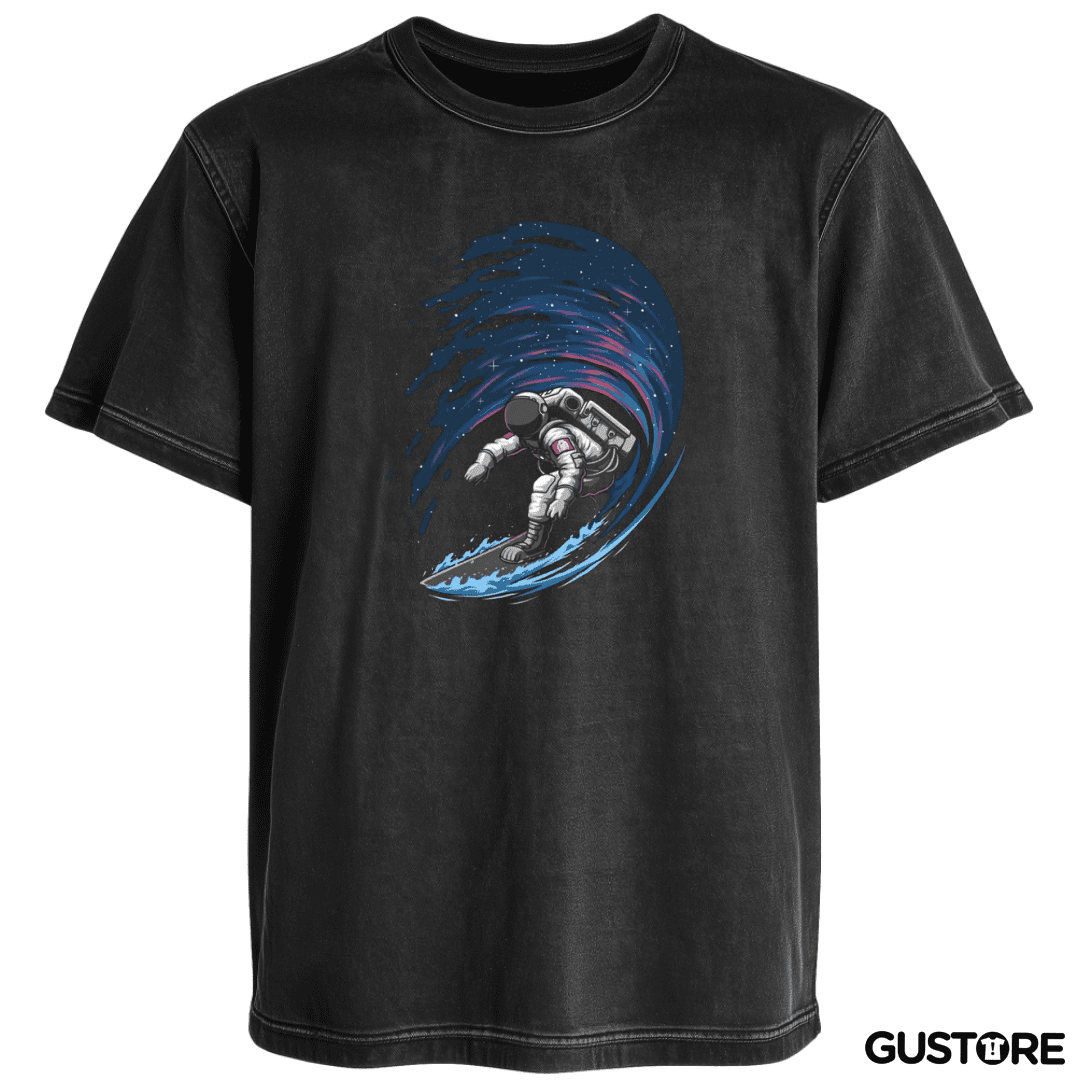 Polera desgastada Astronauta Surf 