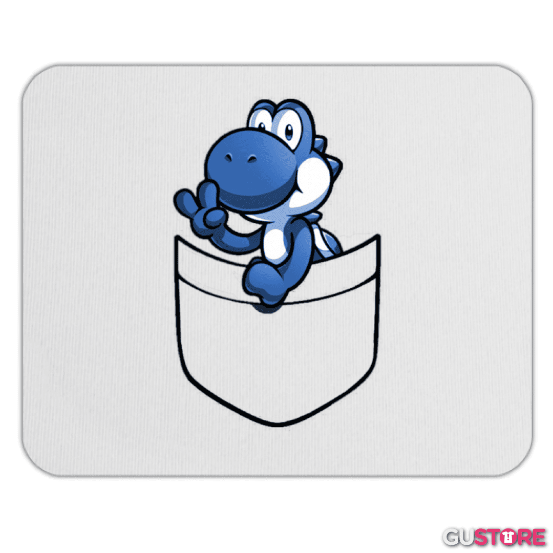 Mousepad Yoshi de bolsillo azul