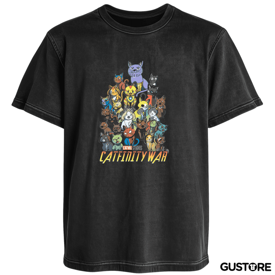 Polera desgastada Catfinity wars