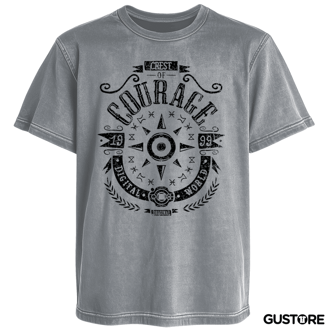 Polera desgastada Digimon courage 2