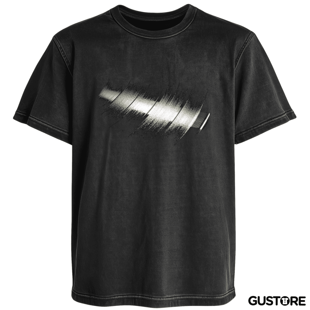 Polera desgastada Reflejo vinilo 