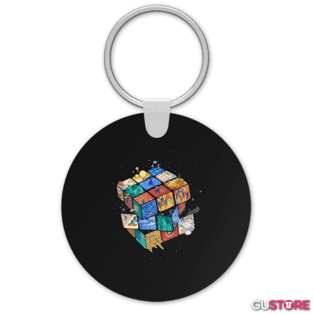 Llavero Rubik color 
