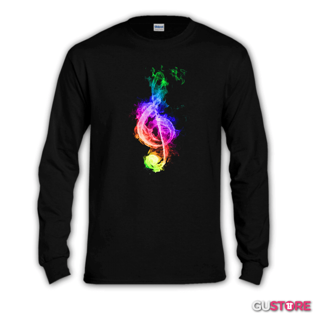 Polera manga larga Nota musical