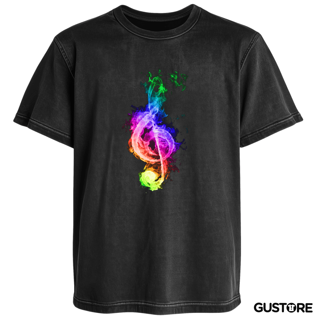 Polera desgastada Nota musical