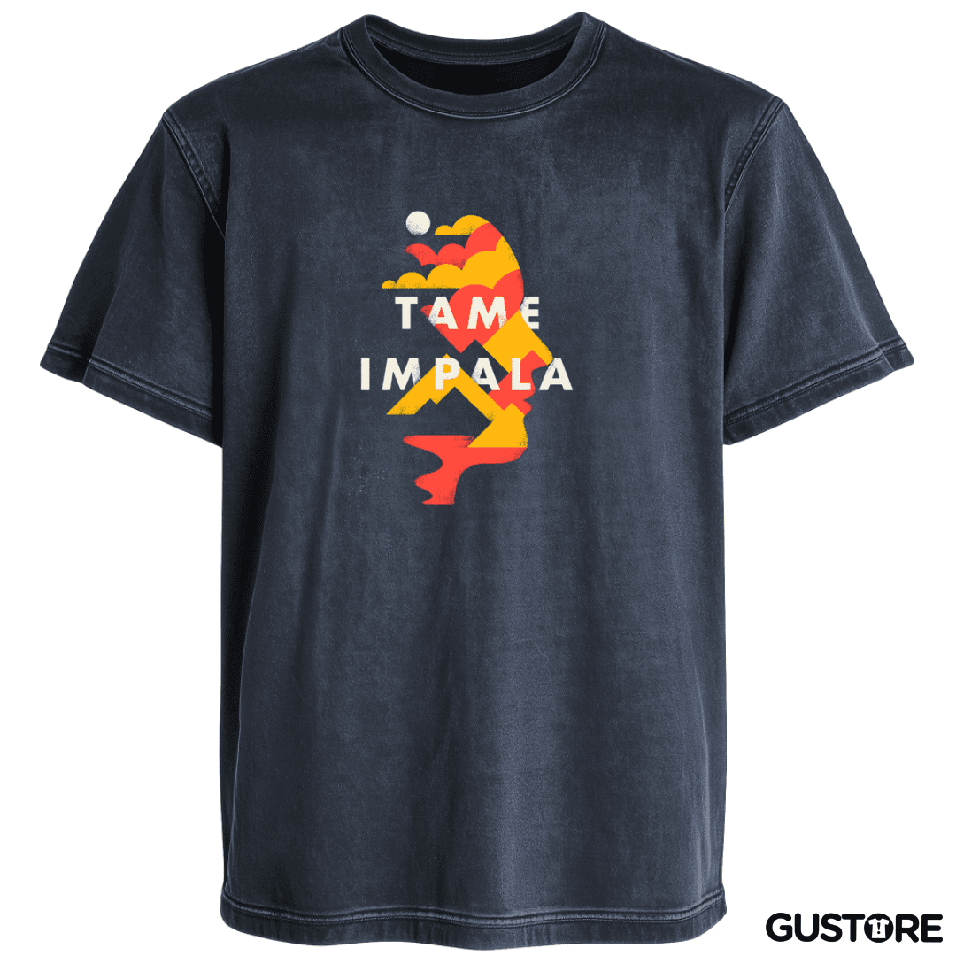 Polera desgastada Tame Impala