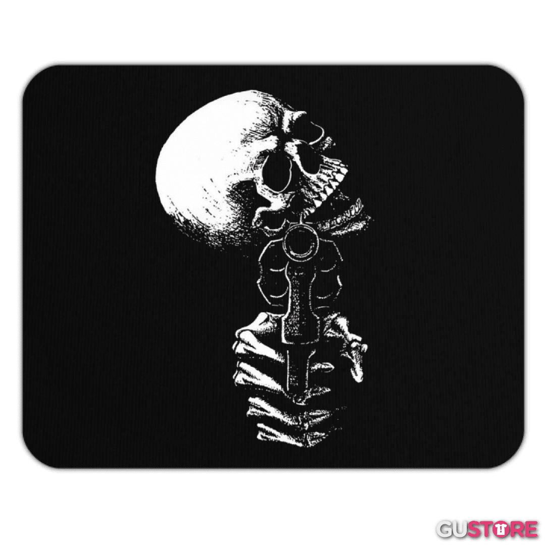 Mousepad Skull gun