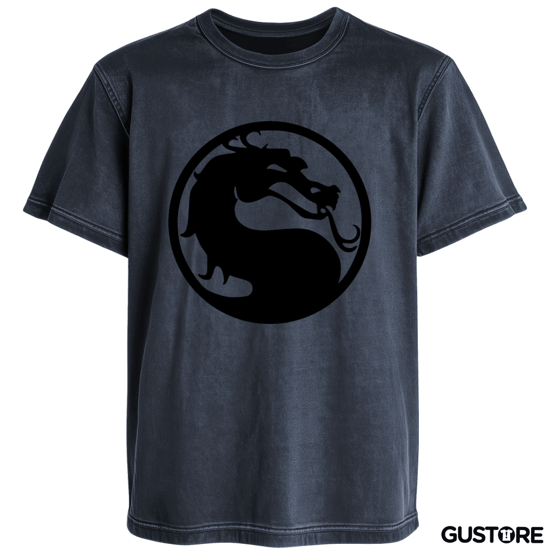 Polera desgastada Mortal Kombat