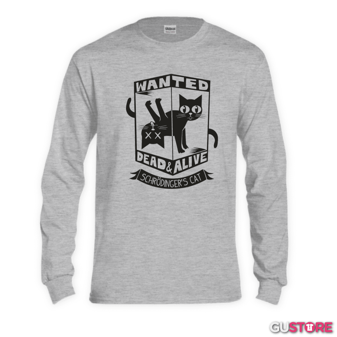 Polera manga larga Wanted cat