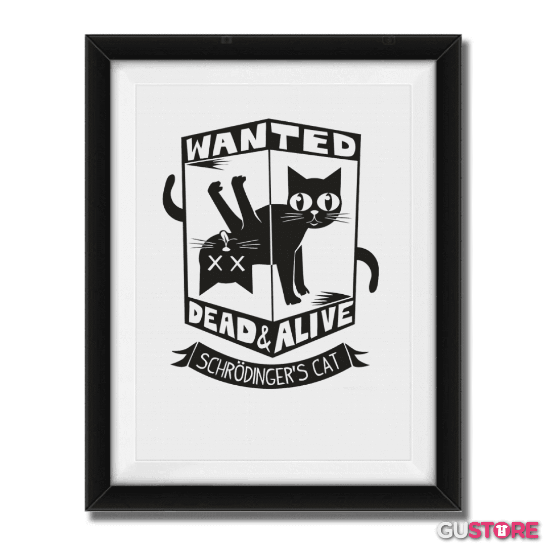 Cuadro decorativo Wanted cat