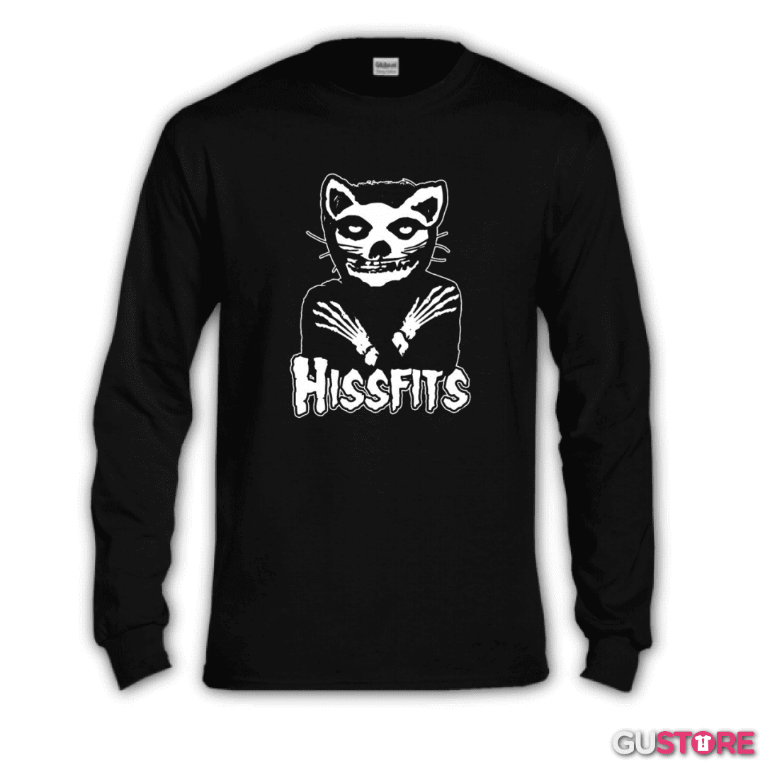 Polera manga larga gato misftis