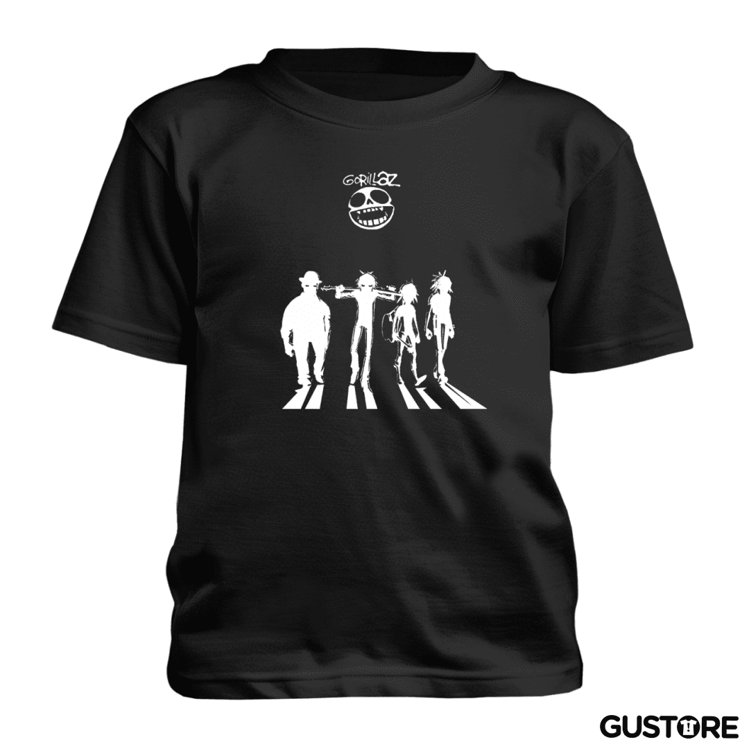 Polera de niño Gorillaz naranja mecanica