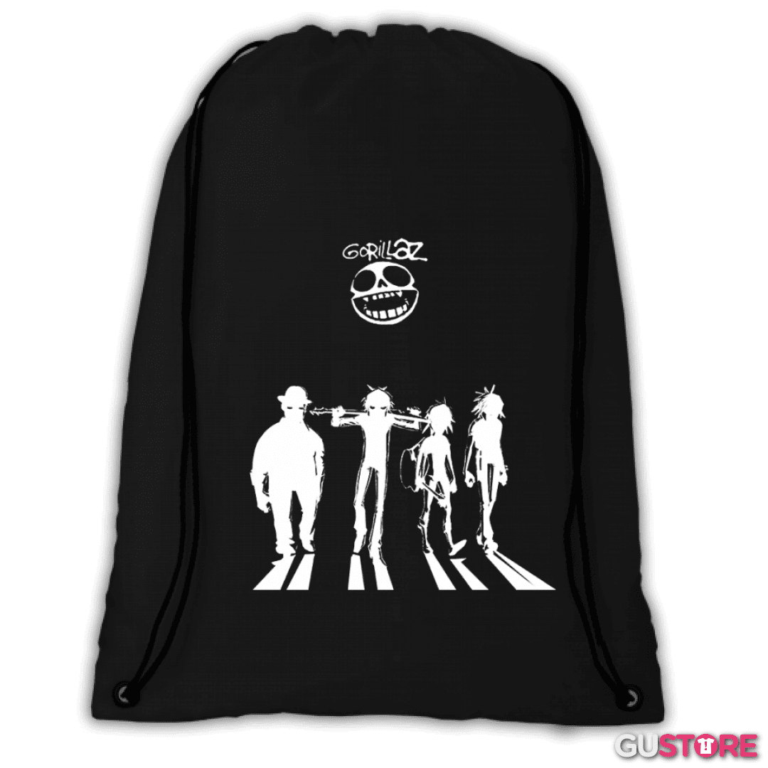 Mochila Gorillaz naranja mecanica