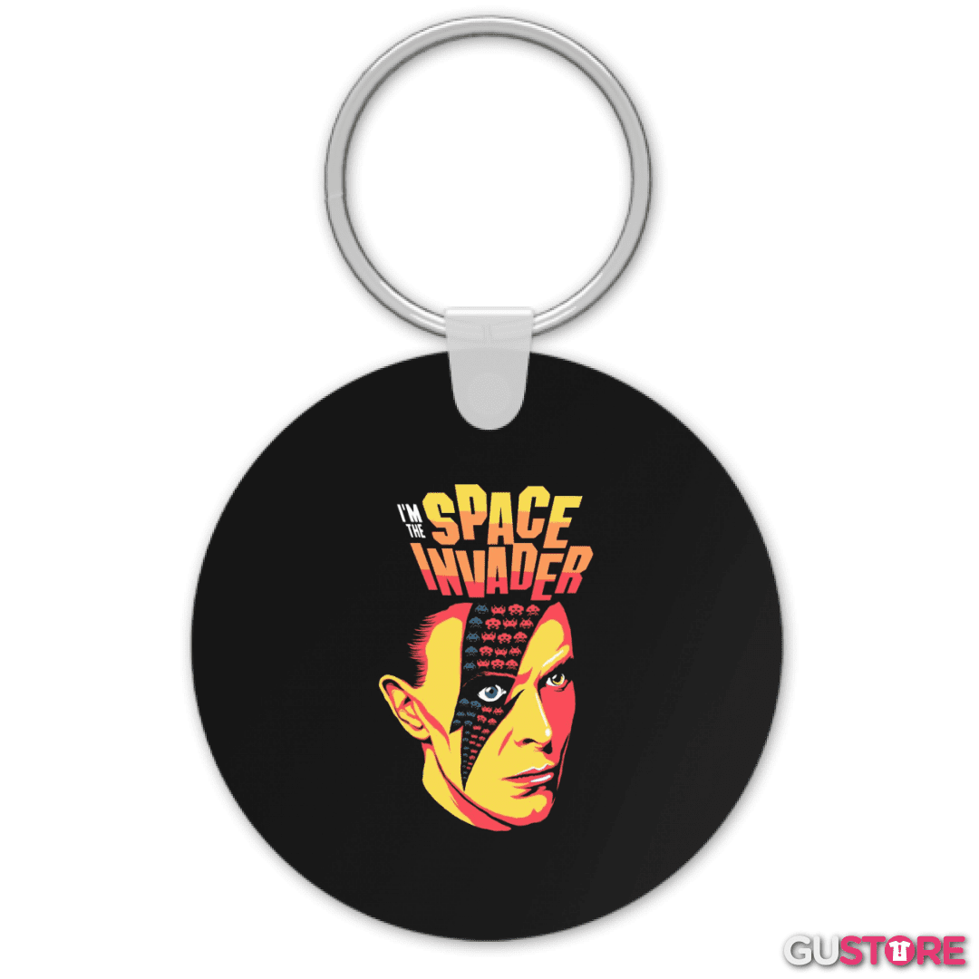 Llavero Bowie Space Invader