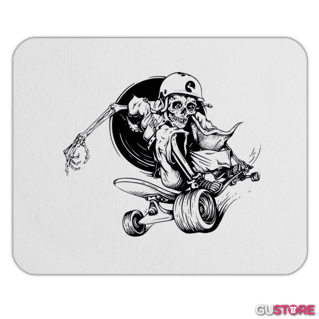 Mousepad Skater skull