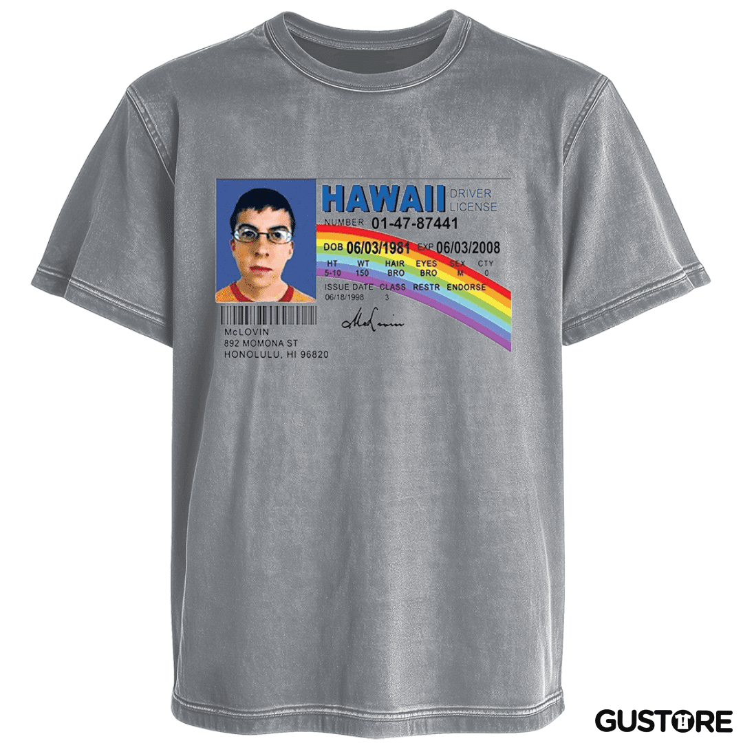Polera desgastada McLovin