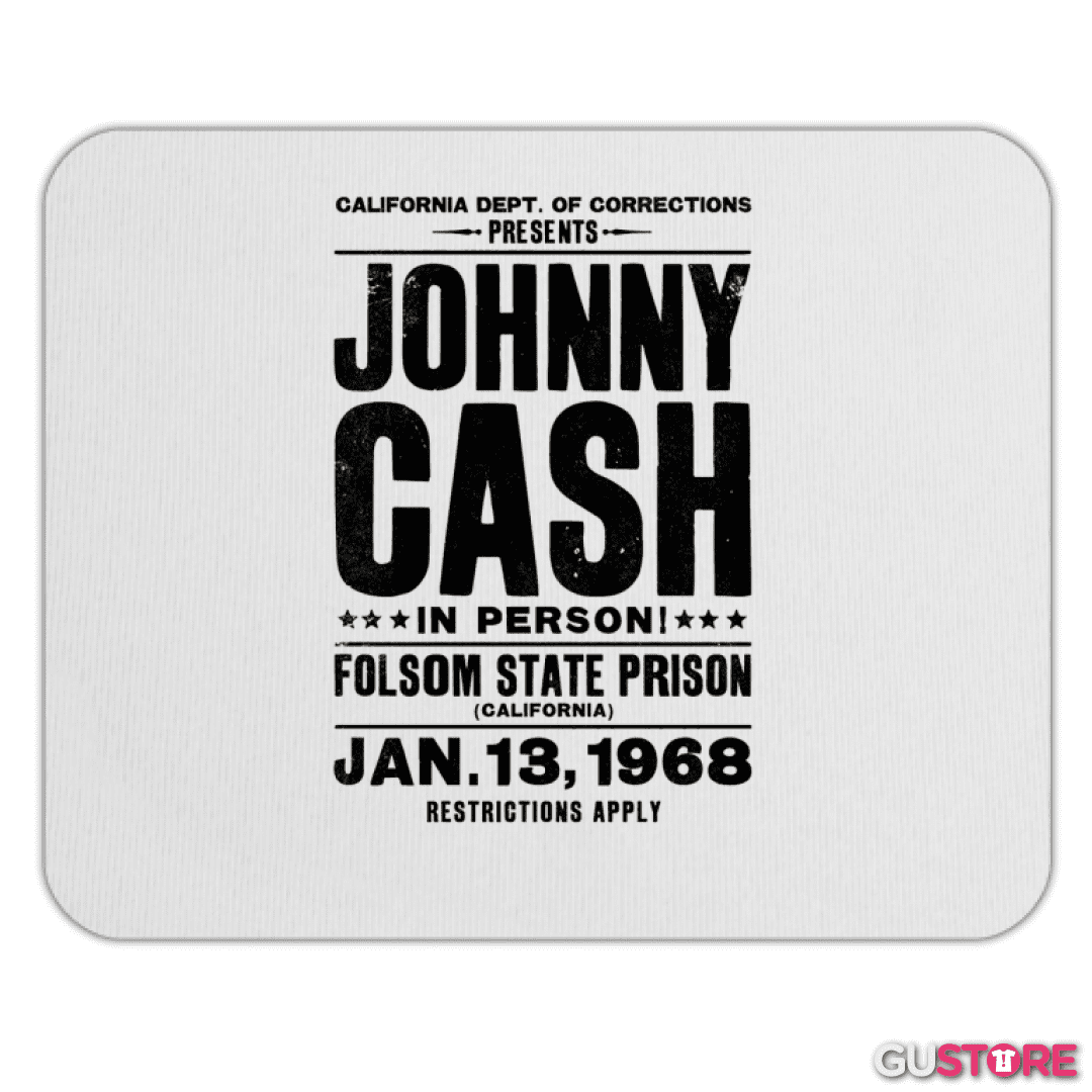 Mousepad Johnny Cash afiche 