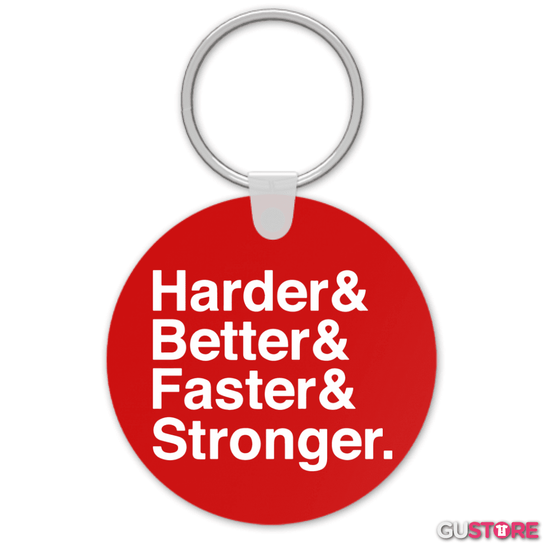 Llavero Harder Better Faster Stronger