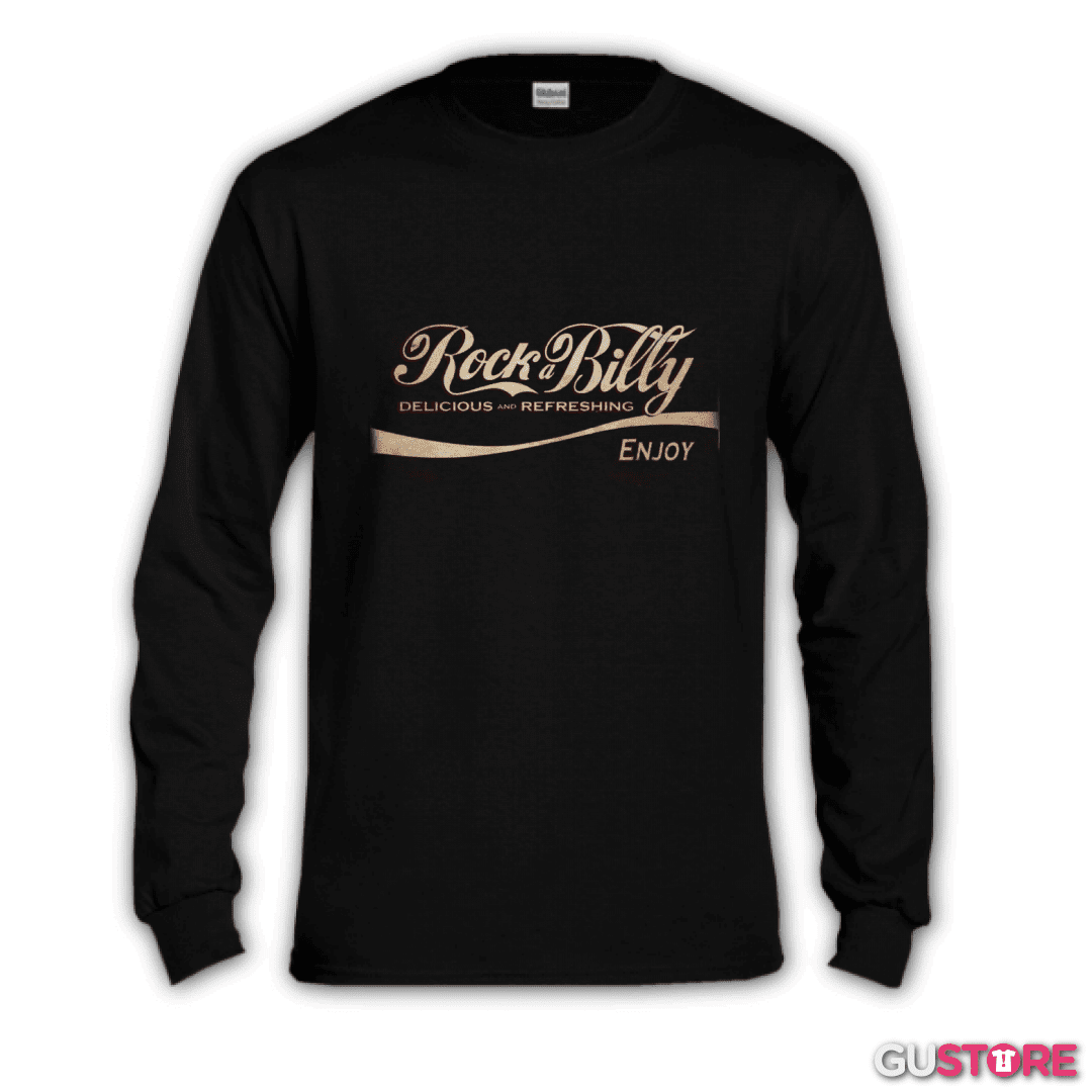 Polera manga larga rock a billy 