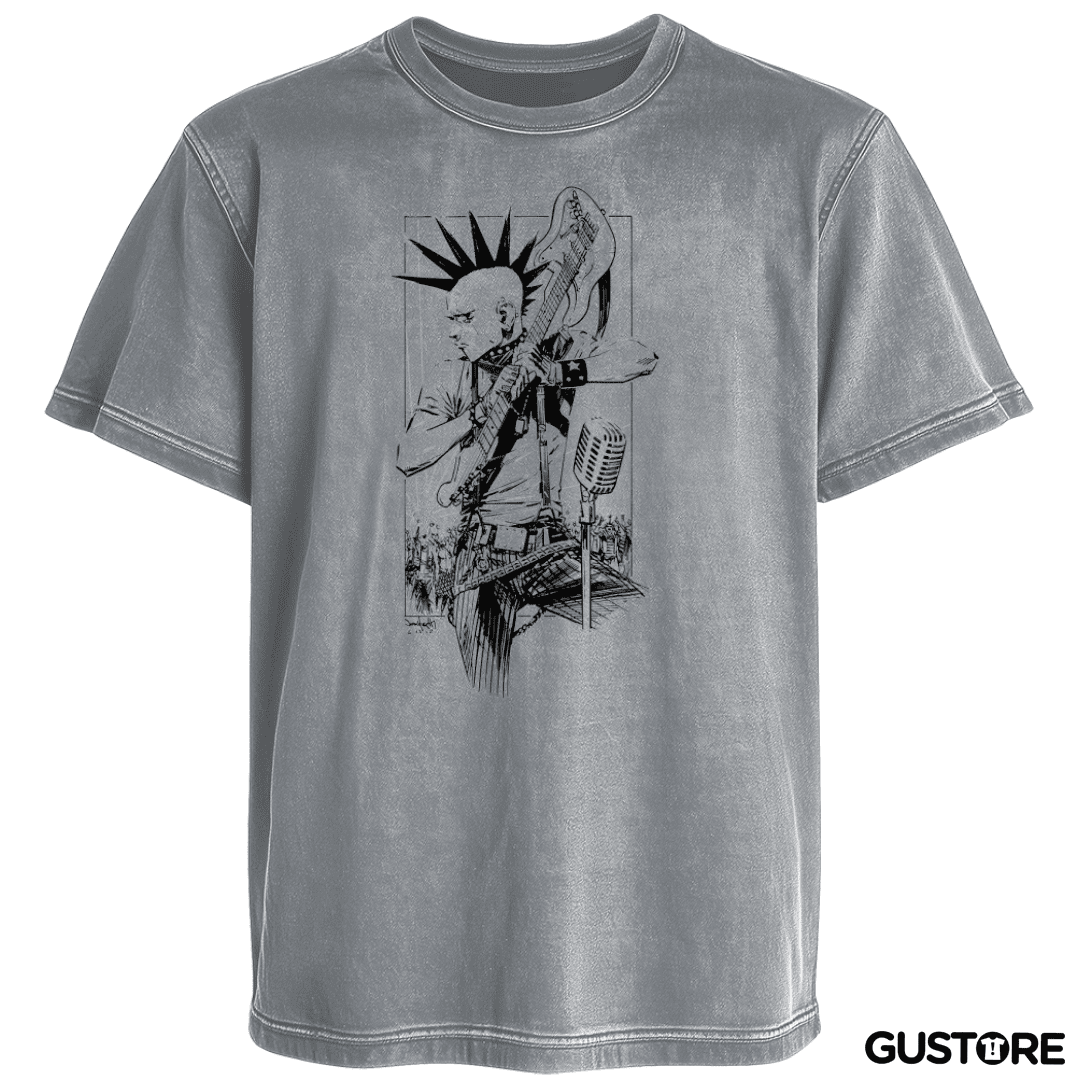 Polera desgastada punk 1 