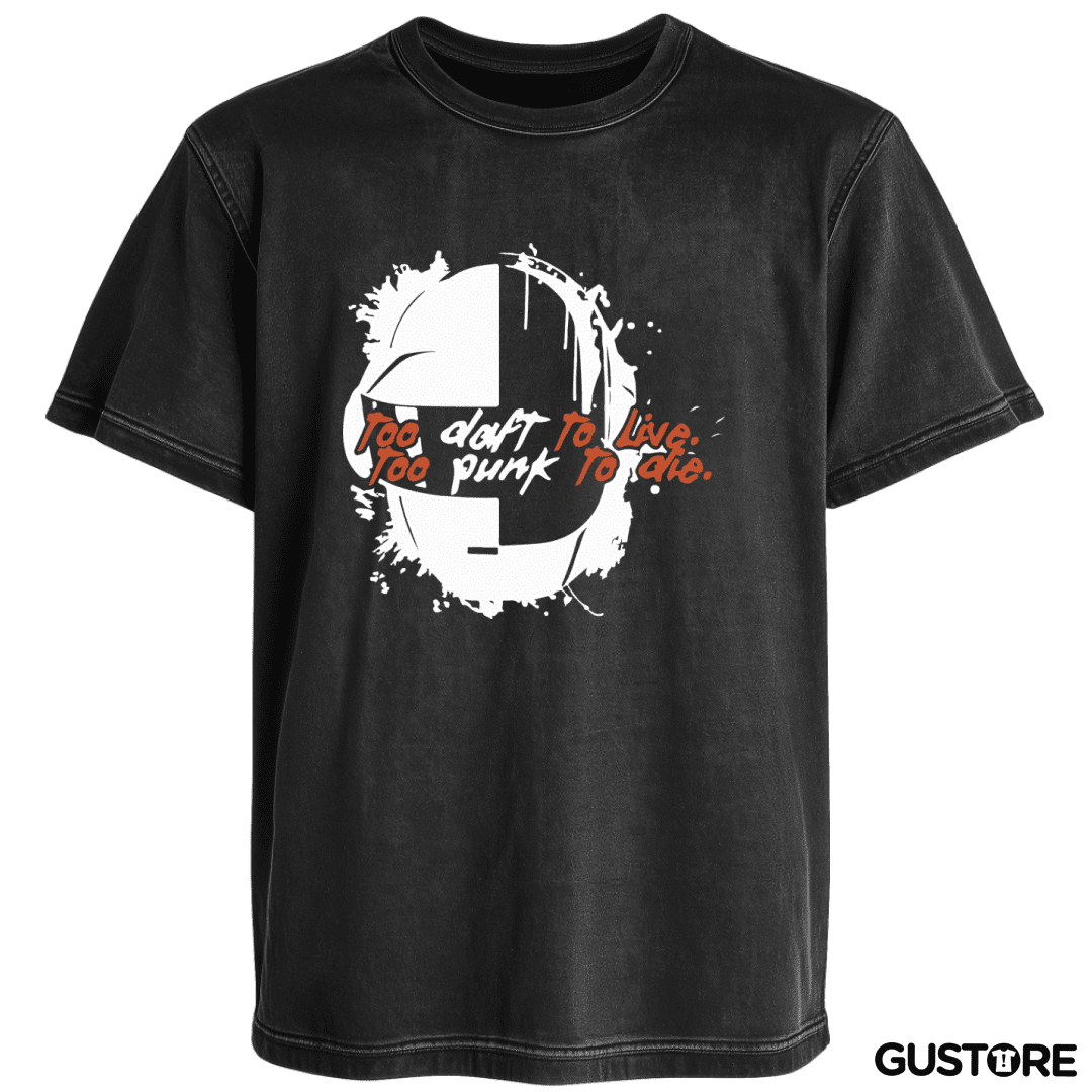 Polera desgastada Too Daft Too Punk