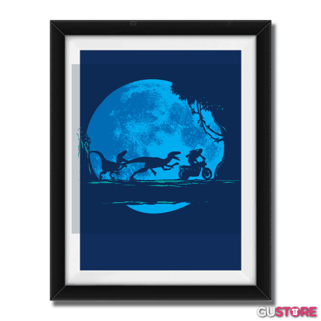 Cuadro decorativo Jurassic world velociraptor