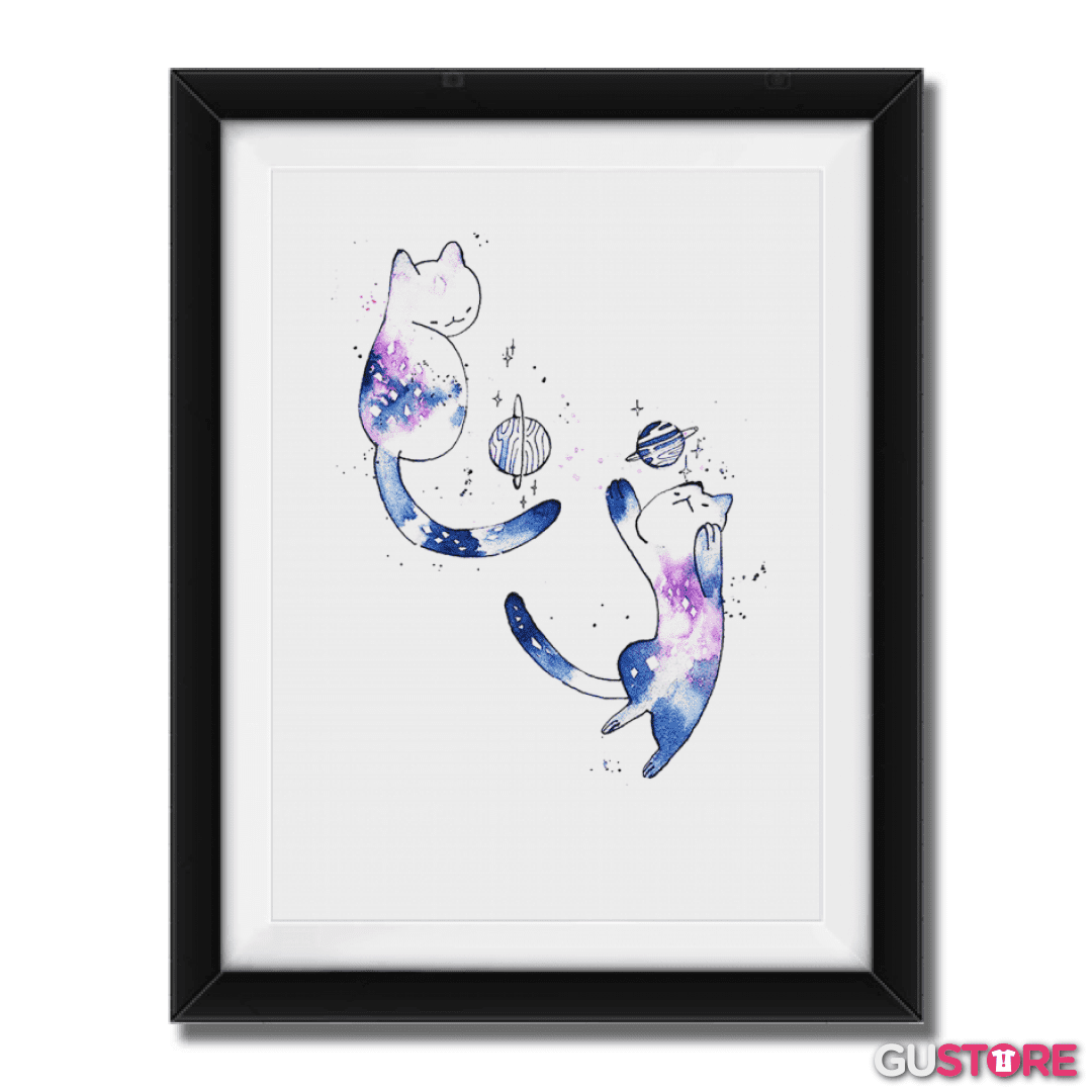 Cuadro decorativo Gatitos Jugando