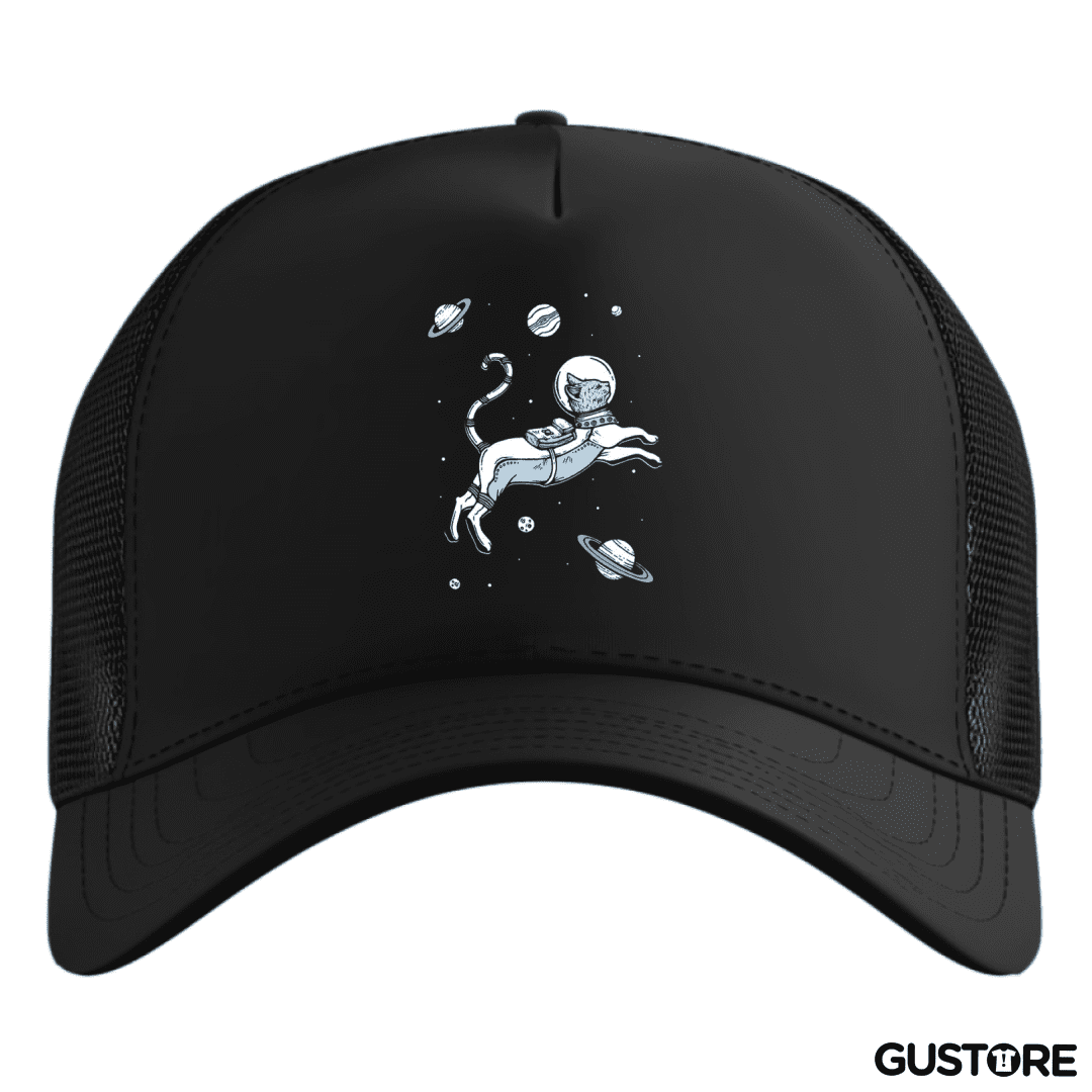 Gorro Gatito espacial con planetas