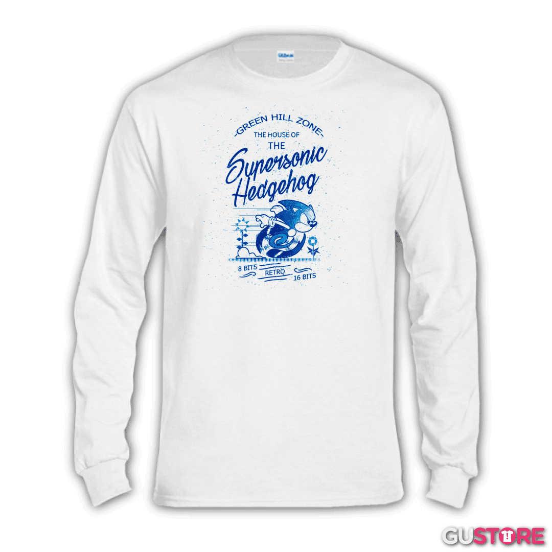 Polera manga larga Supersonic Hedgehog