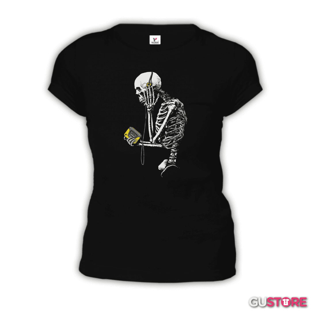 Polera de Mujer Skull walkman
