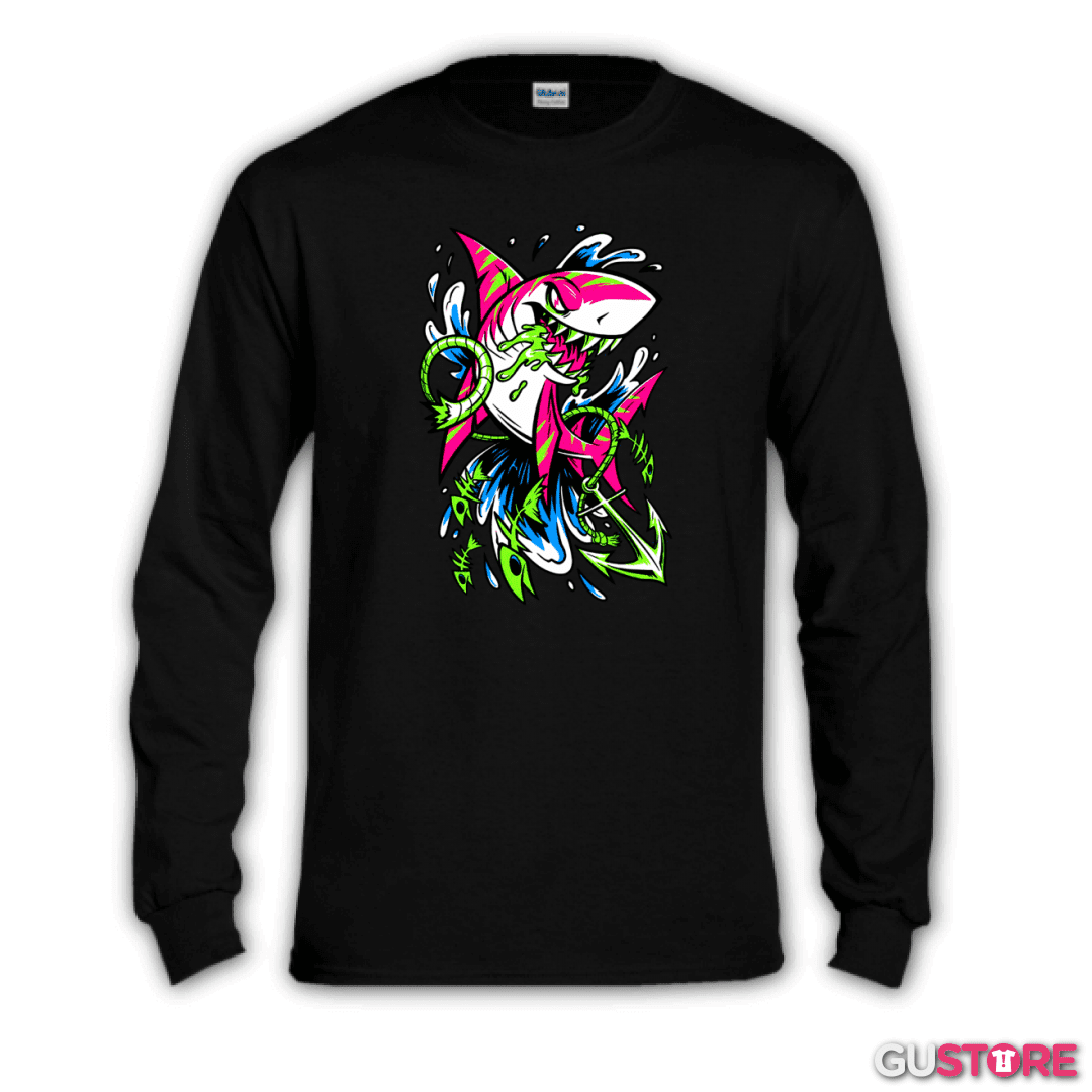 Polera manga larga Tiburon