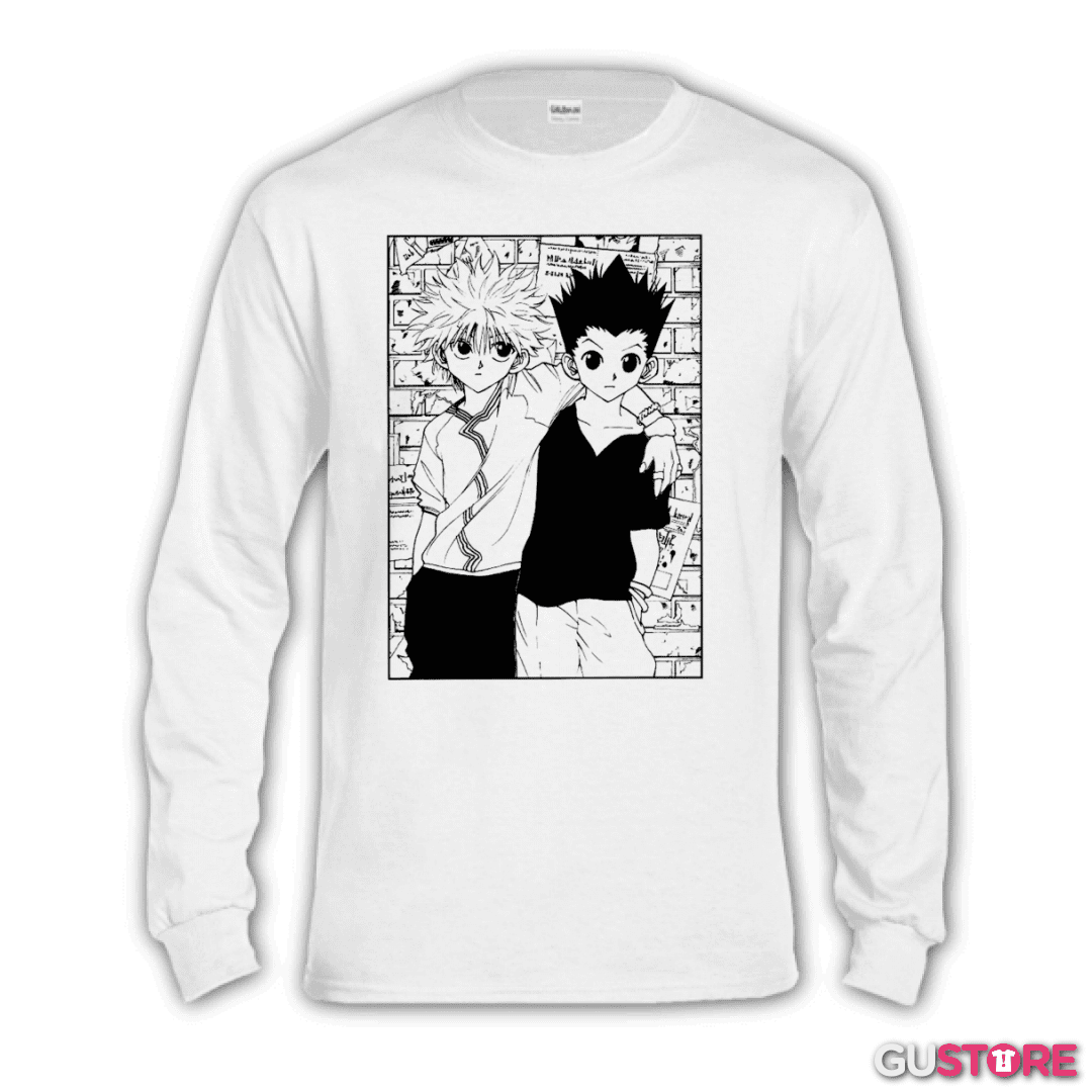 Polera manga larga Gon y Killua