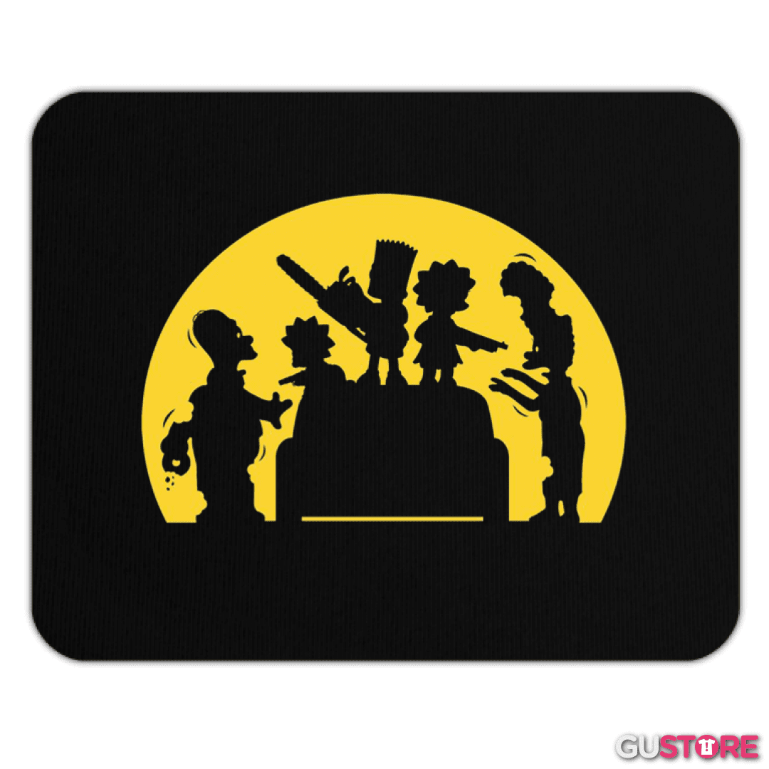 Mousepad Bart and sisters