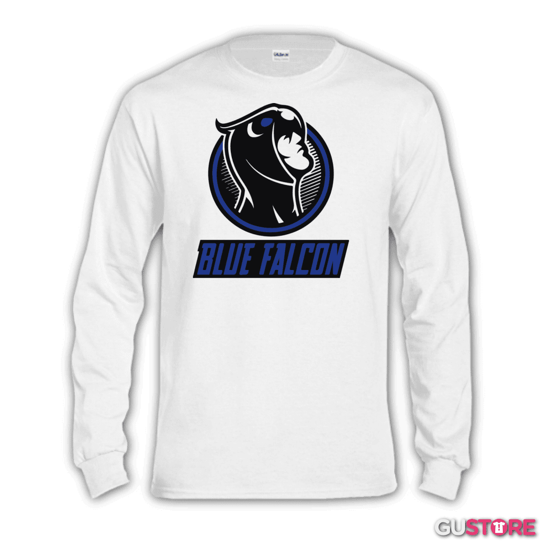 Polera manga larga blue falcon