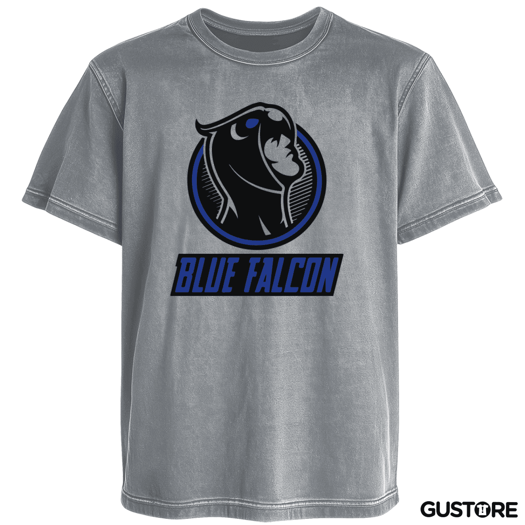 Polera desgastada blue falcon