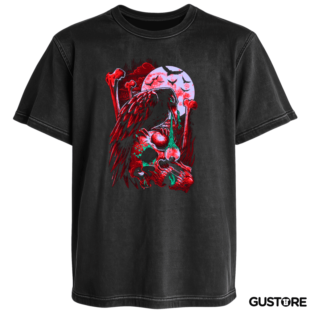 Polera desgastada Cuervo 2