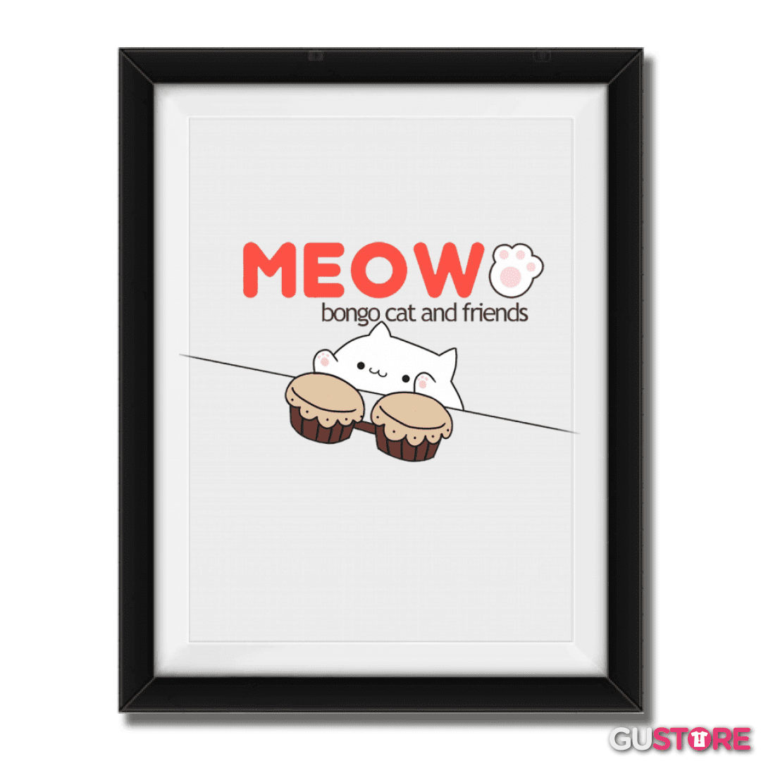 Cuadro decorativo Bongo cat
