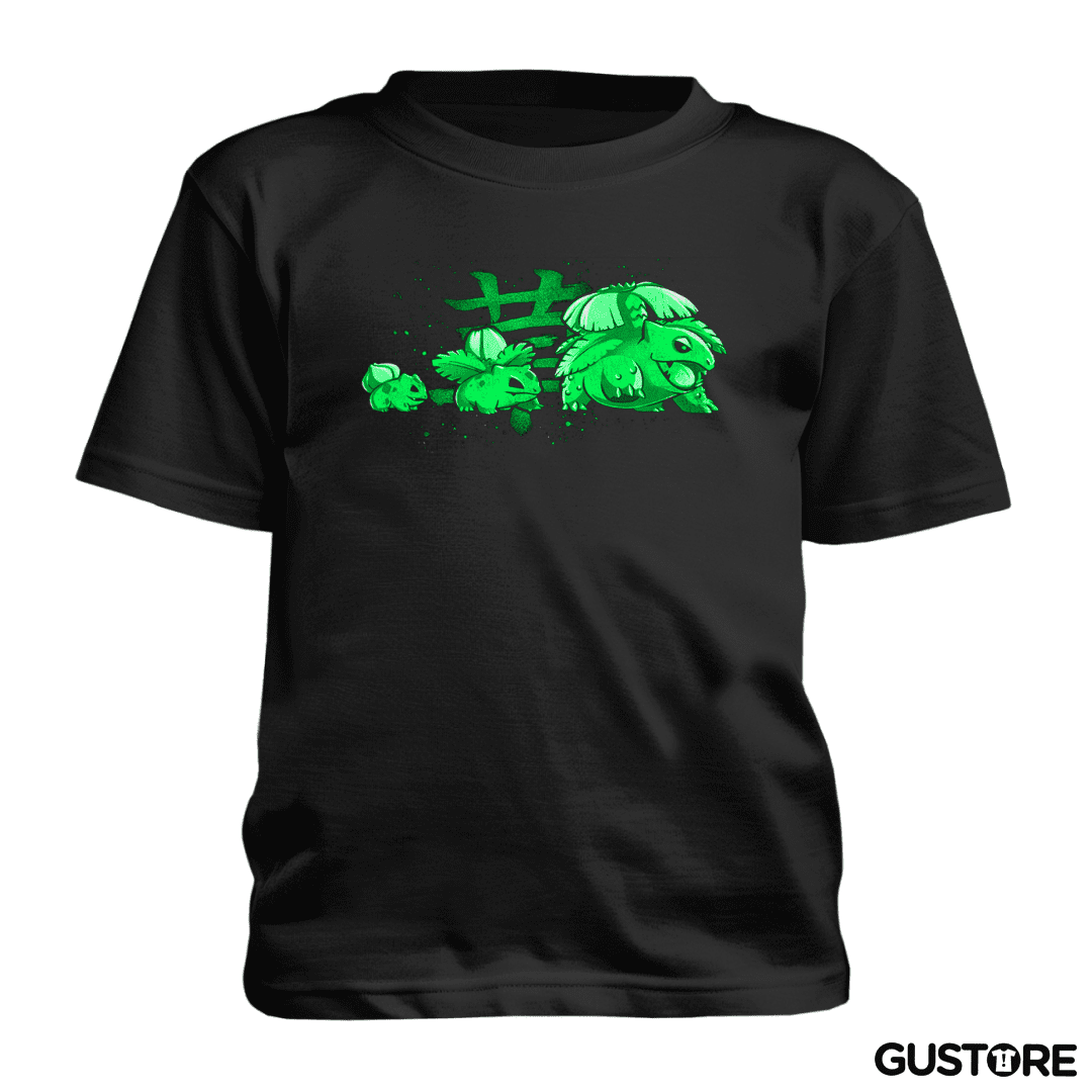 Polera de niño bulbasaur evolution