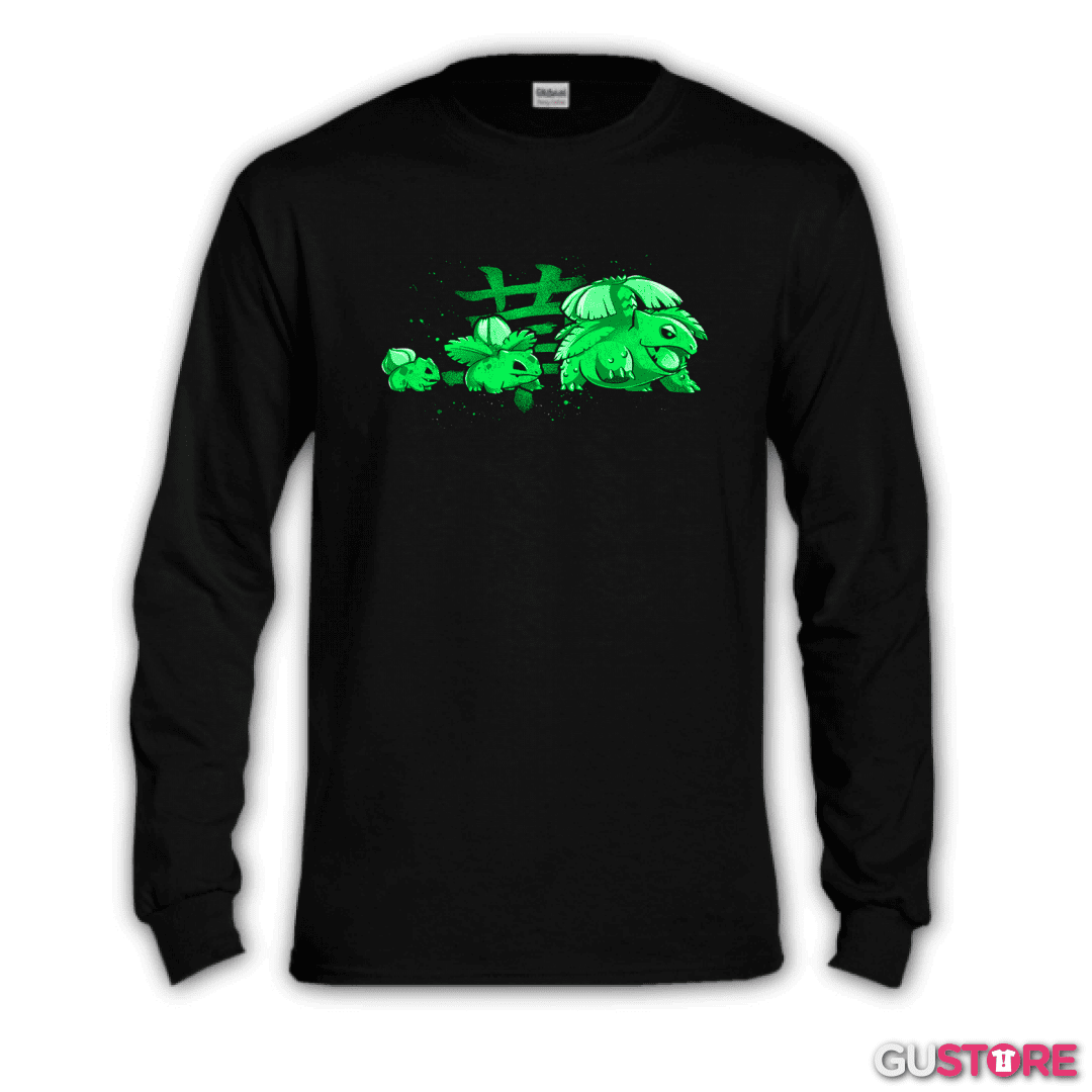 Polera manga larga bulbasaur evolution