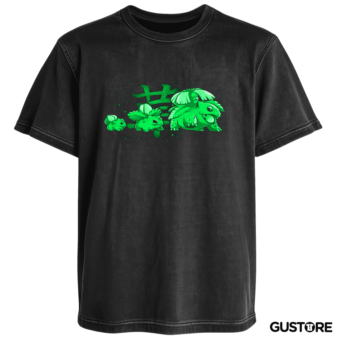 Polera desgastada bulbasaur evolution