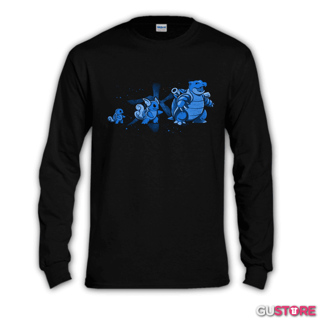 Polera manga larga squirtle evolution