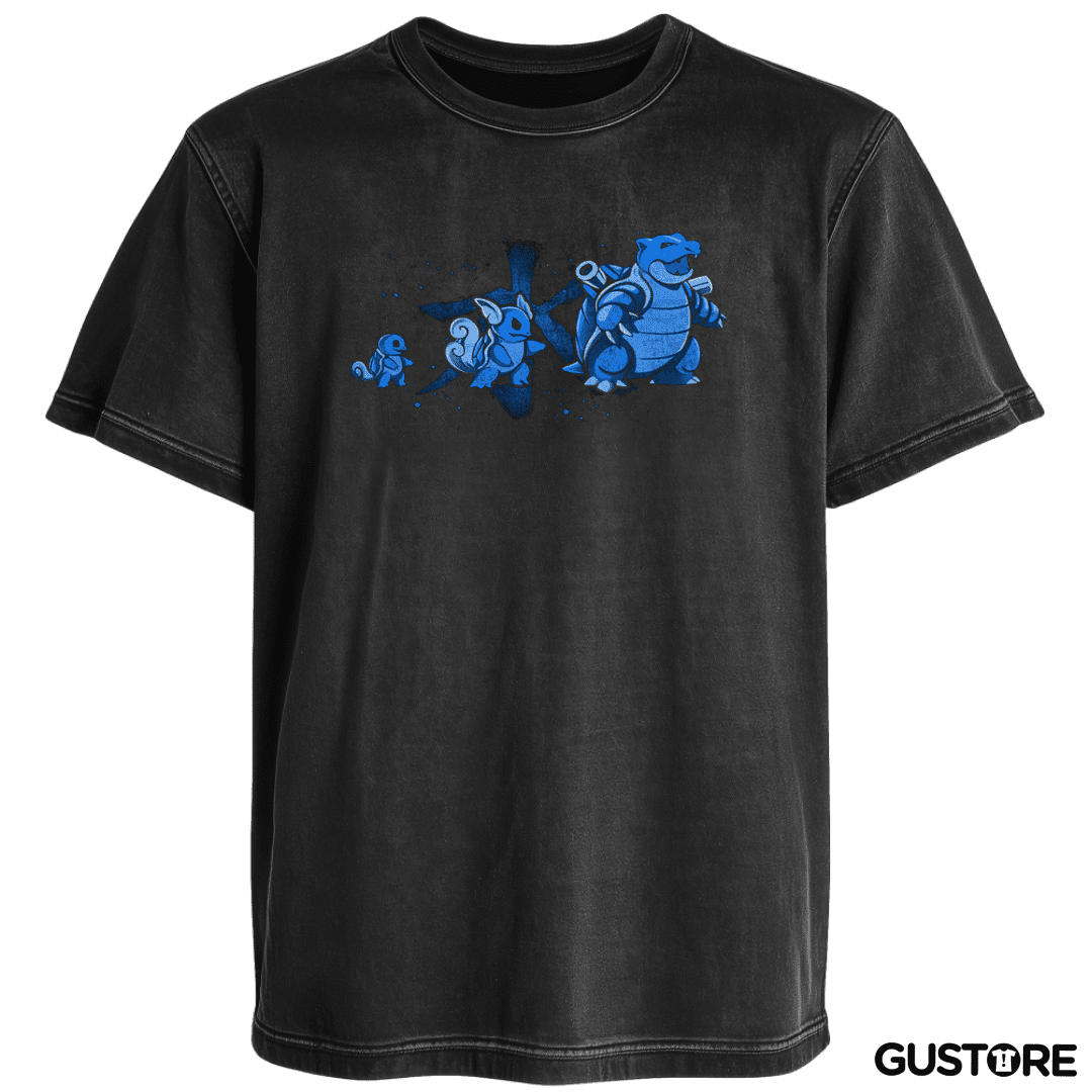 Polera desgastada squirtle evolution