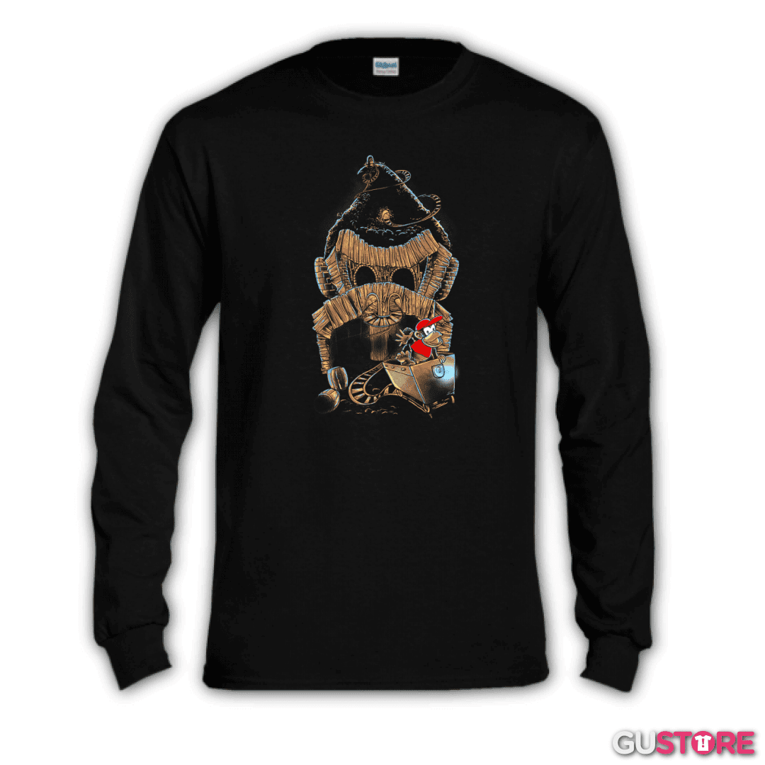 Polera manga larga Donkey kong & Diddy kong etapa carrito