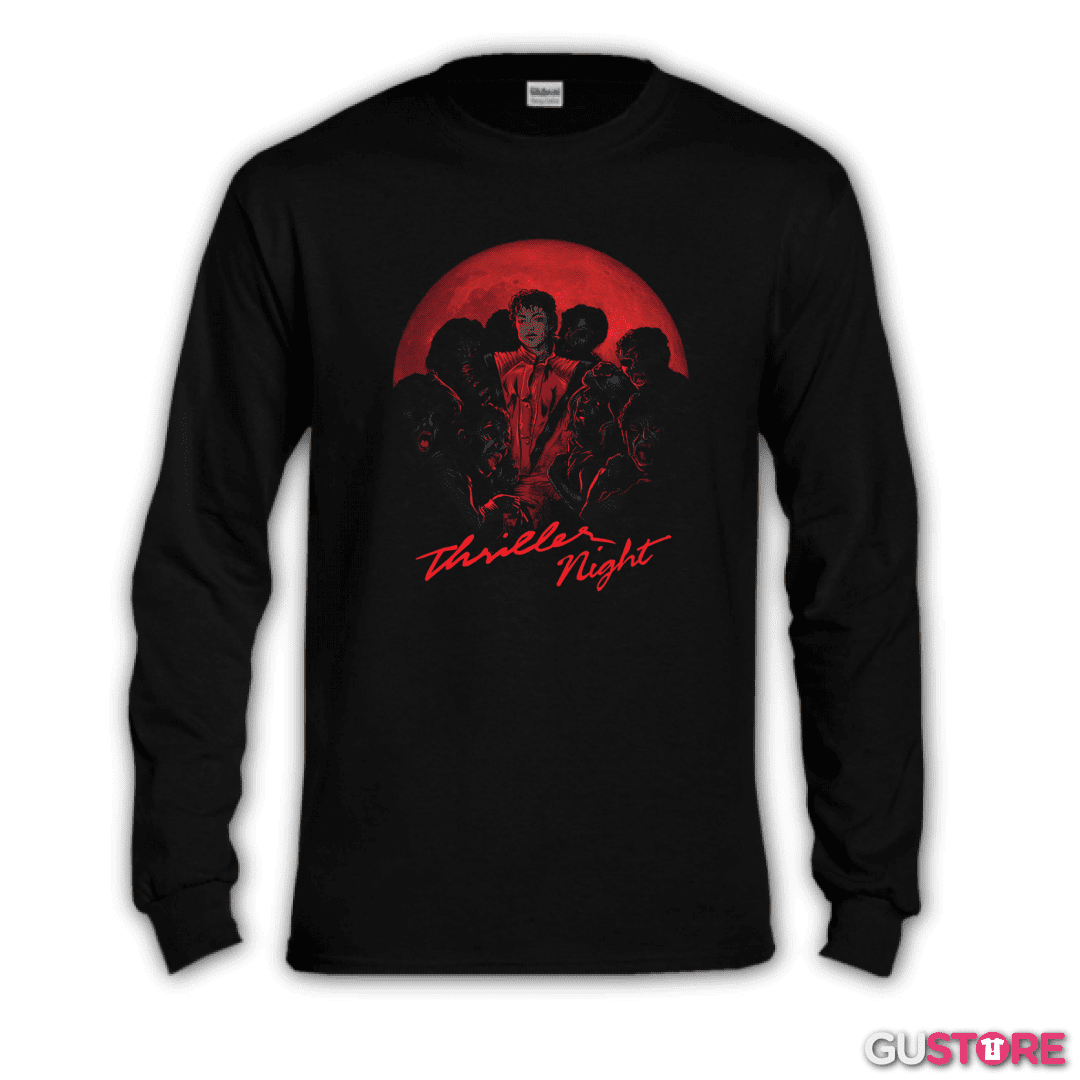 Polera manga larga Thriller Night 