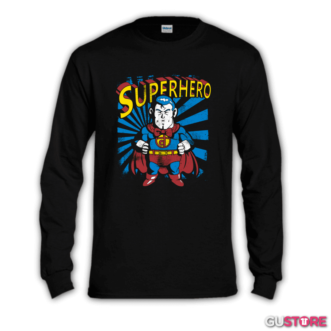 Polera manga larga Superhero suppaman 