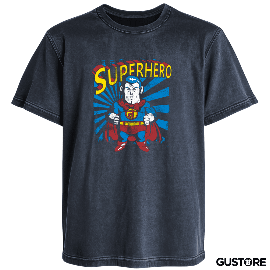 Polera desgastada Superhero suppaman 