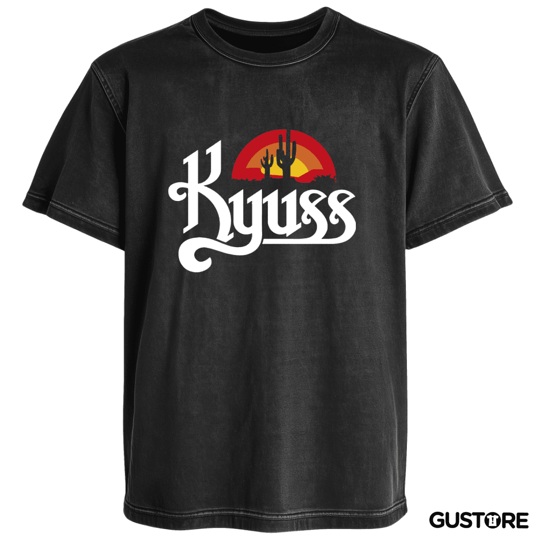 Polera desgastada Kyuss