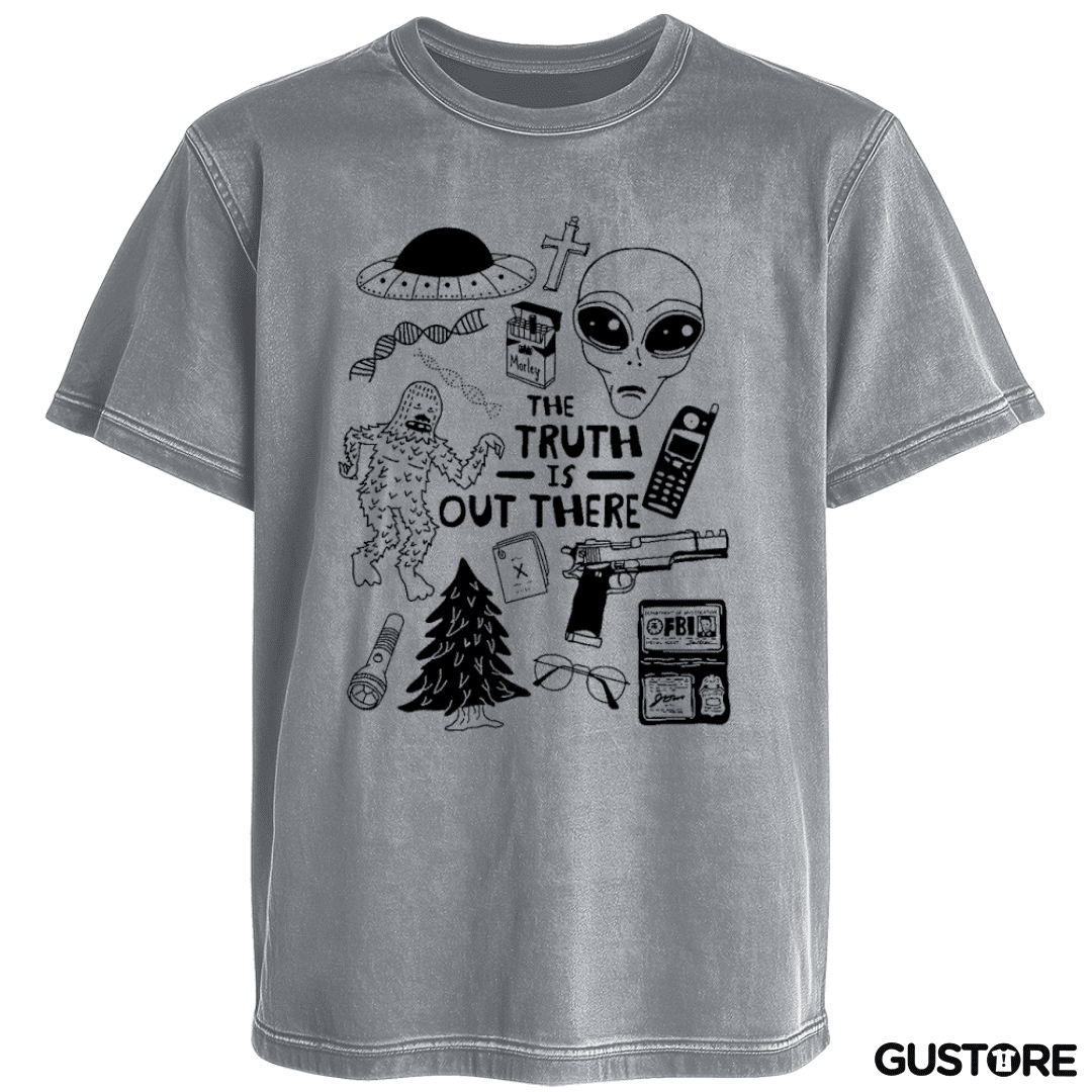 Polera desgastada archivos X 