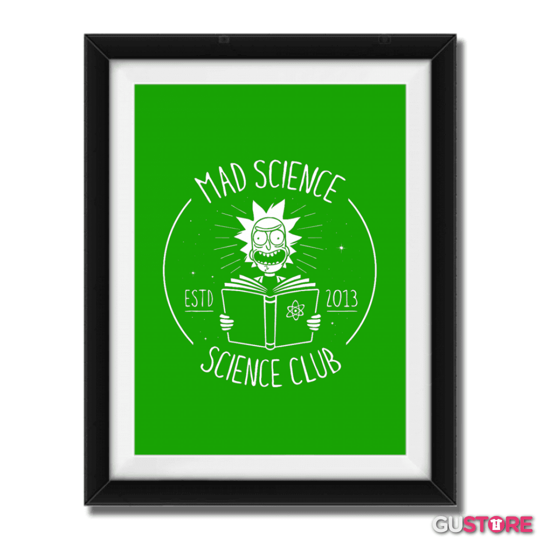 Cuadro decorativo Club de ciencia