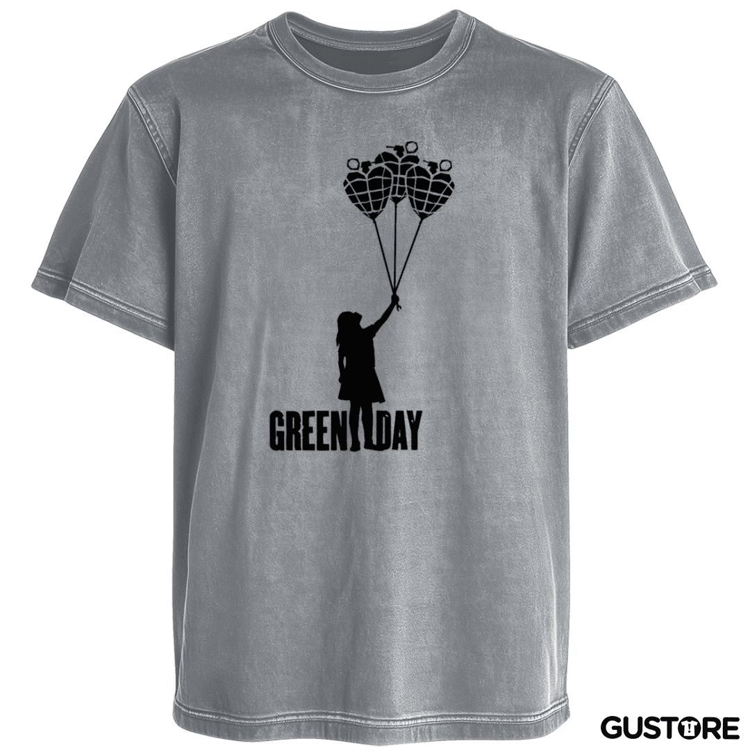 Polera desgastada Green day