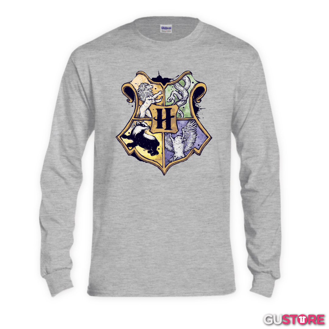 Polera manga larga Escudo Hogwarts